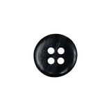 Moonless Night and Cool Gray Speckled 4-Hole Plastic Button - 24L/15mm