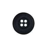 Raven Black 4-Hole Textured Tire Rim Button - 32L/20mm
