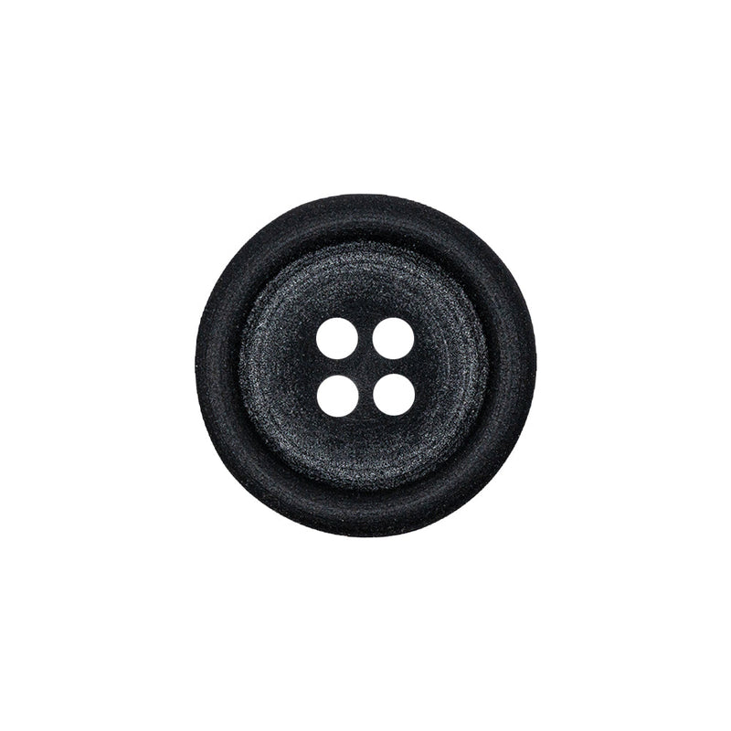 Raven Black 4-Hole Textured Tire Rim Button - 32L/20mm