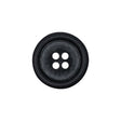 Raven Black 4-Hole Textured Tire Rim Button - 32L/20mm