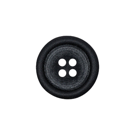 Raven Black 4-Hole Textured Tire Rim Button - 32L/20mm