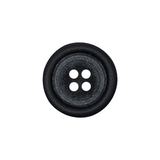 Raven Black 4-Hole Textured Tire Rim Button - 32L/20mm