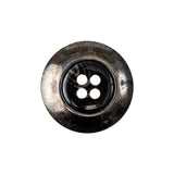 Black and Gray Swirl Gunmetal 4-Hole Set-in Button - 36L/23mm