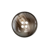 Seneca Rock and Gunmetal 4-Hole Set-in Button - 36L/23mm