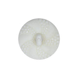 White 2-Sided Bevel Cut Shank Back Plastic Button - 36L/23mm