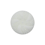 White 2-Sided Bevel Cut Shank Back Plastic Button - 36L/23mm