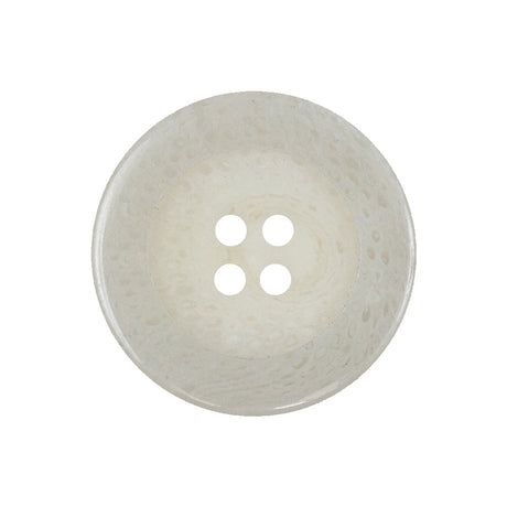 Off-White Speckled 4-Hole Plastic Button - 40L/25.5mm