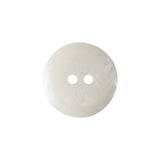 Ivory Iridescent 2-Hole Channel Style Plastic Button - 32L/20mm