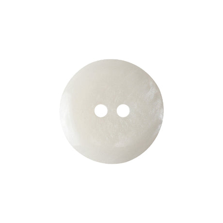 Ivory Iridescent 2-Hole Channel Style Plastic Button - 32L/20mm