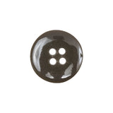 Smoky Brown Tire Shaped Rim 4-Hole Plastic Button - 32L/20mm