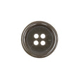 Smoky Brown Tire Shaped Rim 4-Hole Plastic Button - 32L/20mm