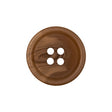 Hazel Swirled Tire Shaped Rim 4-Hole Plastic Button - 36L/23mm