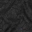 Metallic Black Abstract Hatching Luxury Brocade