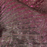 Metallic Purple, Gold and Gray Fanning Rays Luxury Brocade