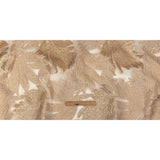 Metallic Gold and Beige Leafy Luxury Burnout Brocade