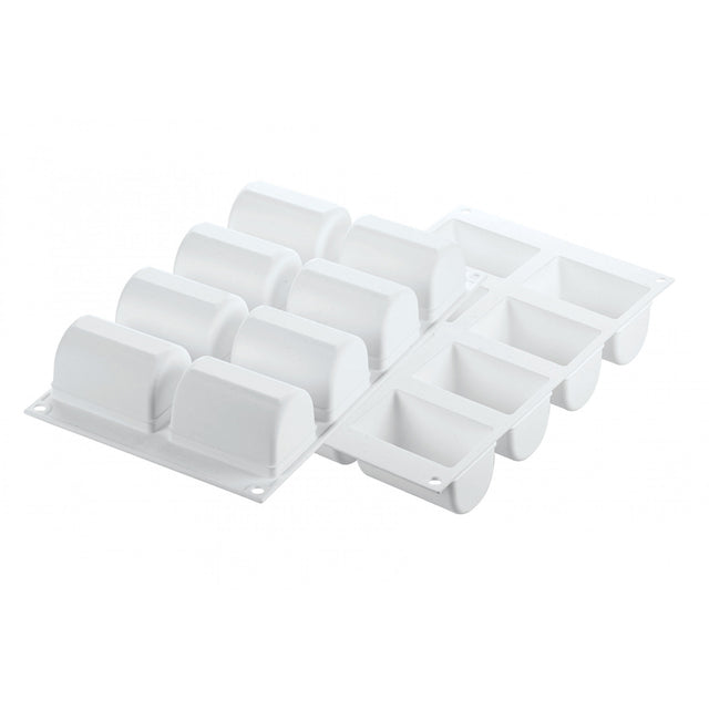 Silikomart "BUCHETTE 140" Flexible Baking & Freezing Mold, 4.7 Oz., 8 Cavities