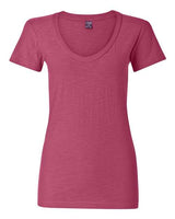 Women's V-Neck Slub T-Shirt