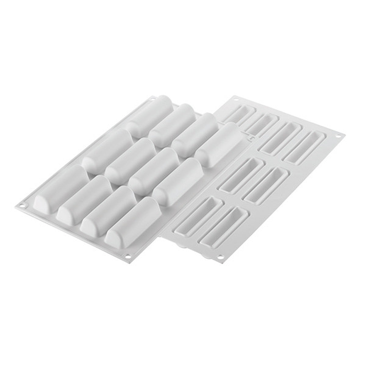 Silikomart "CYLINDRE 30" Flexible Baking & Freezing Mold, 1 Oz., 12 Cavities