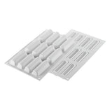 Silikomart "CYLINDRE 30" Flexible Baking & Freezing Mold, 1 Oz., 12 Cavities