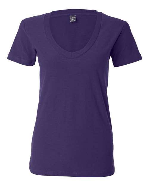 Women's V-Neck Slub T-Shirt