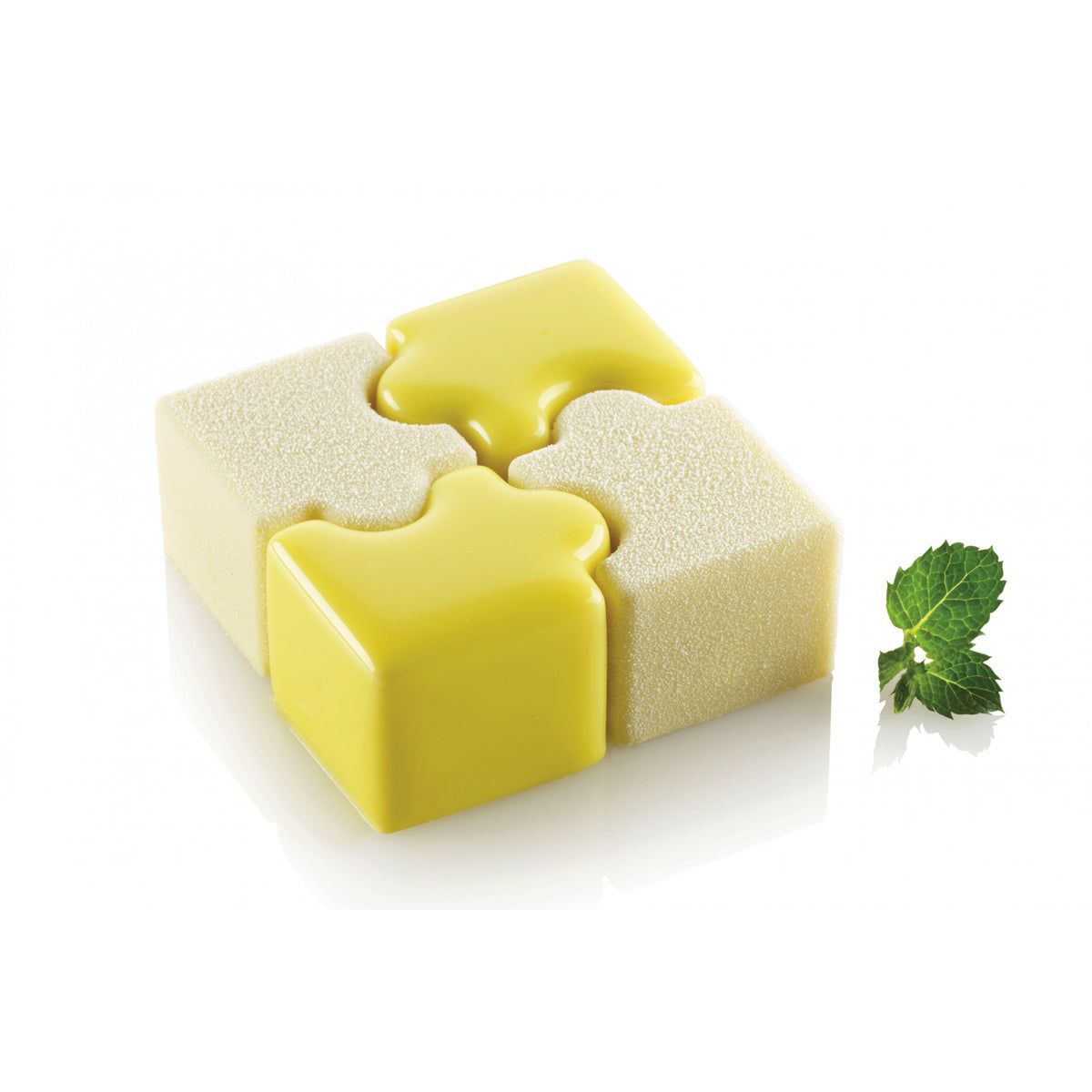 Silikomart "PUZZLE 30" Flexible Baking & Freezing Mold, 1.1 Oz., 16 Cavities