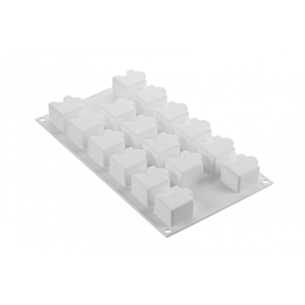 Silikomart "PUZZLE 30" Flexible Baking & Freezing Mold, 1.1 Oz., 16 Cavities
