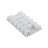 Silikomart "PUZZLE 30" Flexible Baking & Freezing Mold, 1.1 Oz., 16 Cavities