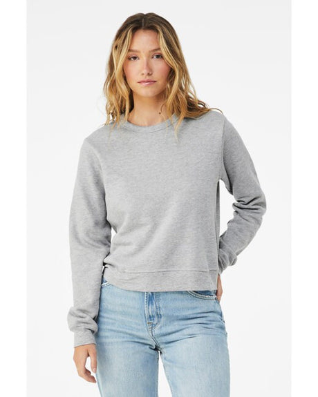 Sudadera clásica con cuello redondo para mujer Bella + Canvas®