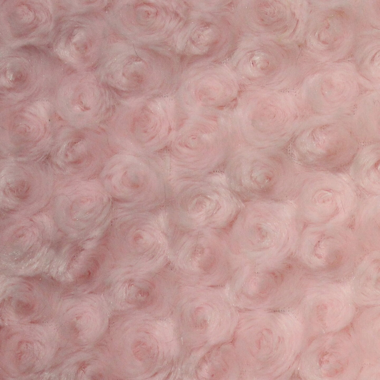 1 Yard Rosebud Minky Fabric 100% Polyester Plush Textured Soft Material for Blankets 60 Inch Width