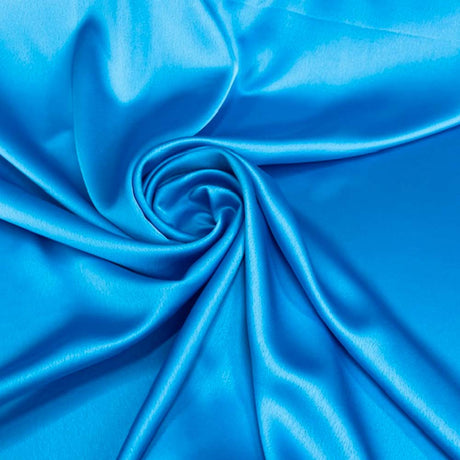 1 Yard Premium 250 GSM Bridal Stretch Satin Fabric Glossy Soft Material for Gowns 60 Inch Width 100% Polyester