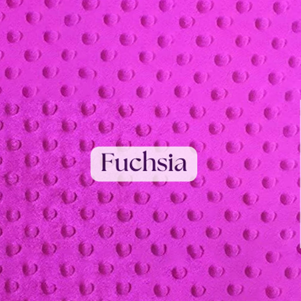 1 Yard Ultra Soft Minky Dot Fleece Plush Fabric 100 Percent Polyester for Crafts 60 Inch Width