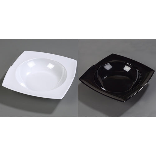 Carlisle 15" Rave Bowl with Rim, Black