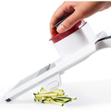 Zyliss E900044U 13" Handheld Slicer, White/Red