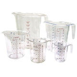 Winware by Winco PMCP-25 Polycarbonate Measuring Cup - 1 Cup