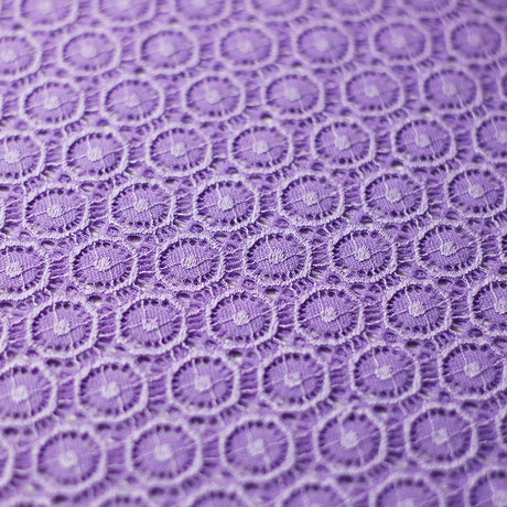 Victorian Stretch Lace Nylon Spandex Fabric - Multiple Colors, Polka Dot Lace, 58/60" Width, 170 GSM (1 Yard)