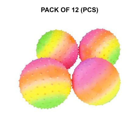 Inflatable Rainbow Knobby Balls