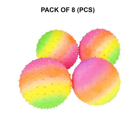 Inflatable Rainbow Knobby Balls