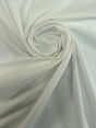 Viscose Woven Checked White Fabric