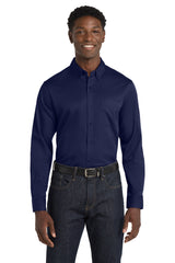 Port Authority® Long Sleeve SuperPro React Twill Shirt