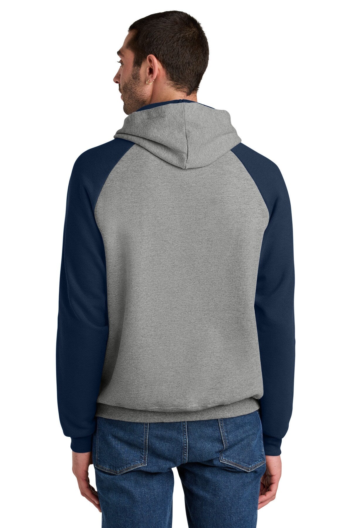 Jerzees® Adult NuBlend Colorblock Raglan Hoodie Sweatshirt