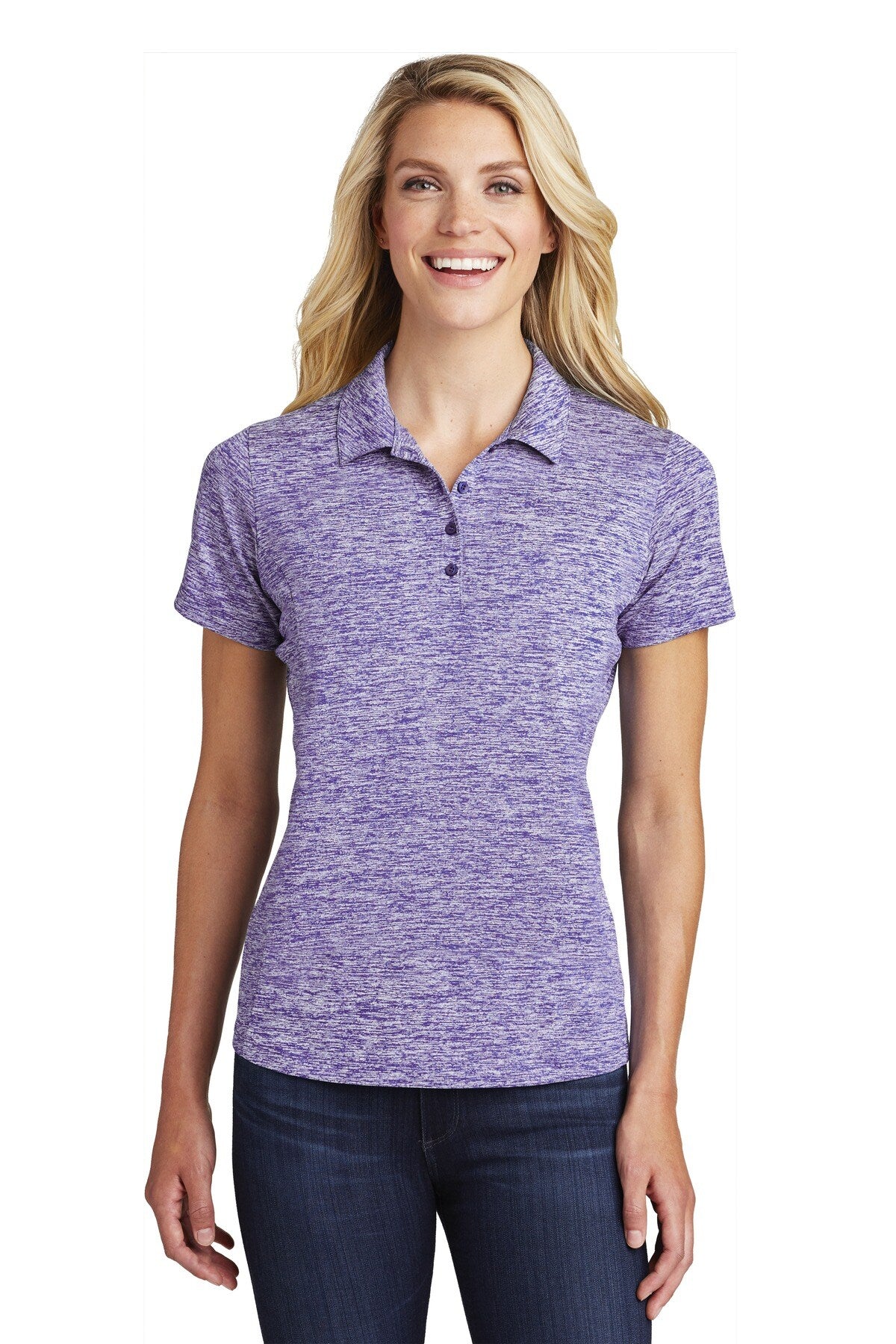Sport-Tek® PosiCharge Electric Heather Polo Shirt