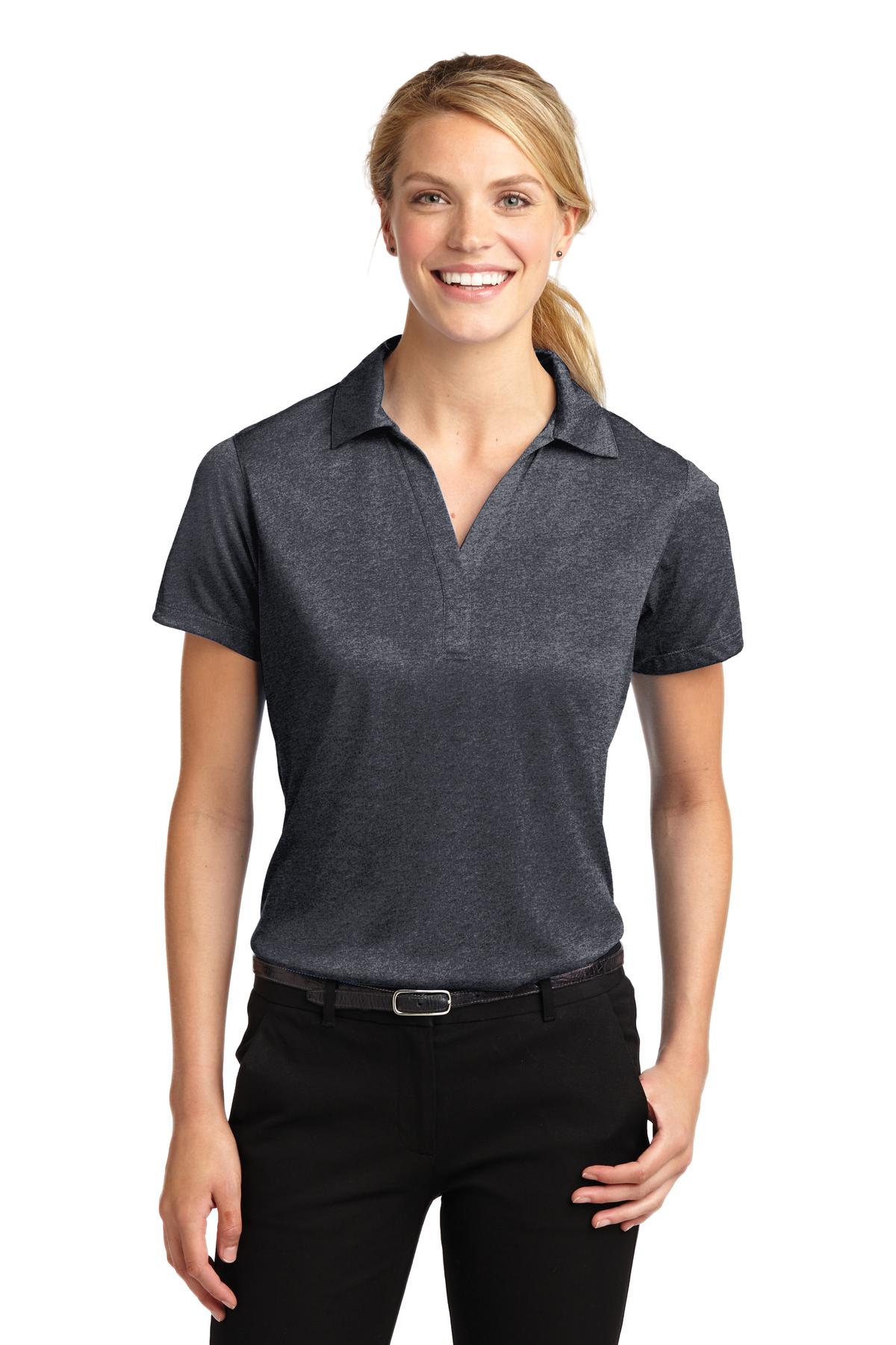 Sport-Tek® Women's Heather Contender Polo Lightweight Moisture Wicking