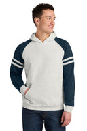 Jerzees® adult NuBlend Varsity Colorblock Hooded Sweatshirt