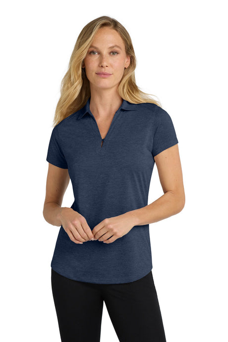 Port Authority® Women's Digi Heather Performance Polo Moisture Wicking Snag Resistant Shirt