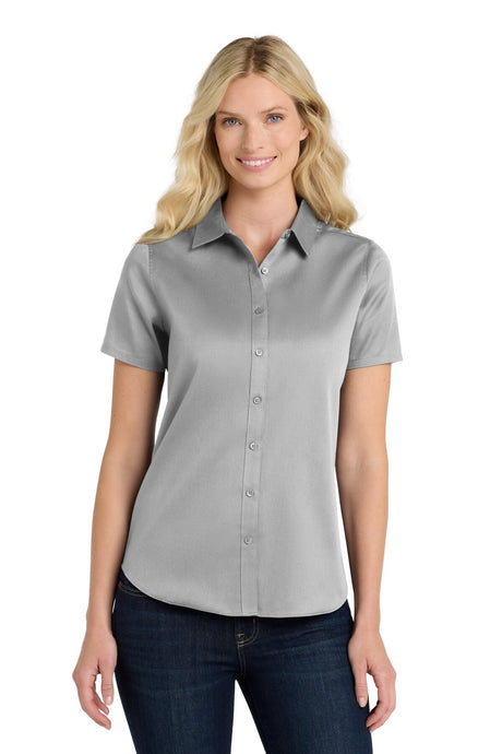 Port Authority® Short Sleeve SuperPro React Twill Women Shirt