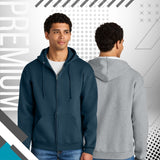Jerzees® Rugged Longsleeve Full-Zip Hooded Sweatshirt