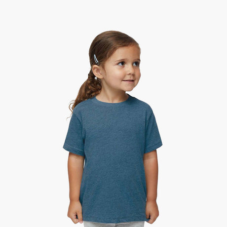 RADYAN® Toddler Crewneck Short Sleeve Fine Jersey Tee