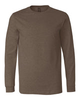 BELLA + CANVAS® Heather CVC Crewneck Long Sleeve Tee