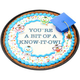 Graduation Blue Grad Cap with Tassels Layon Cake