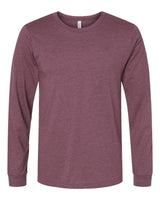 BELLA + CANVAS® Heather CVC Crewneck Long Sleeve Tee